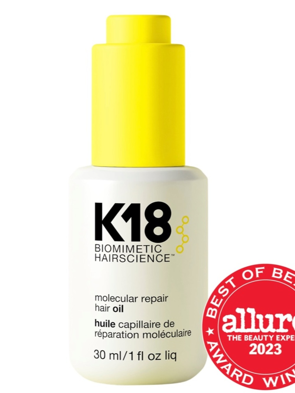 K18 Biomimetic Hairscience Molecular Repair Hair Oil